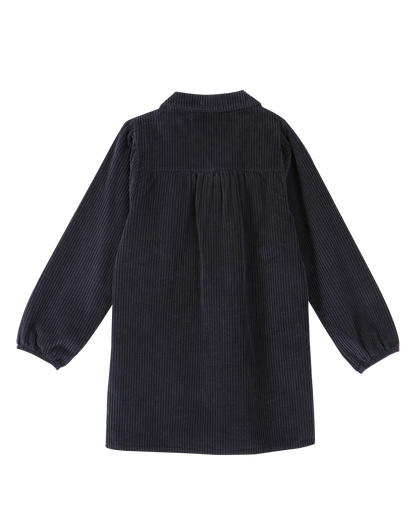 Robe velours bitume