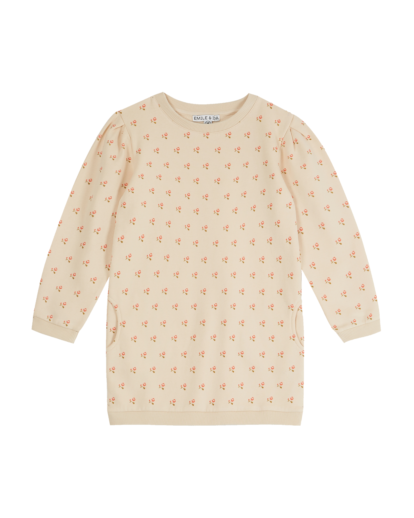 Robe coton bio porcelaine azalée