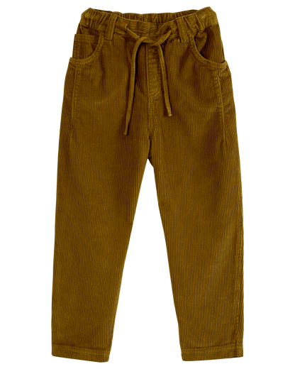 Pantalon velours olive